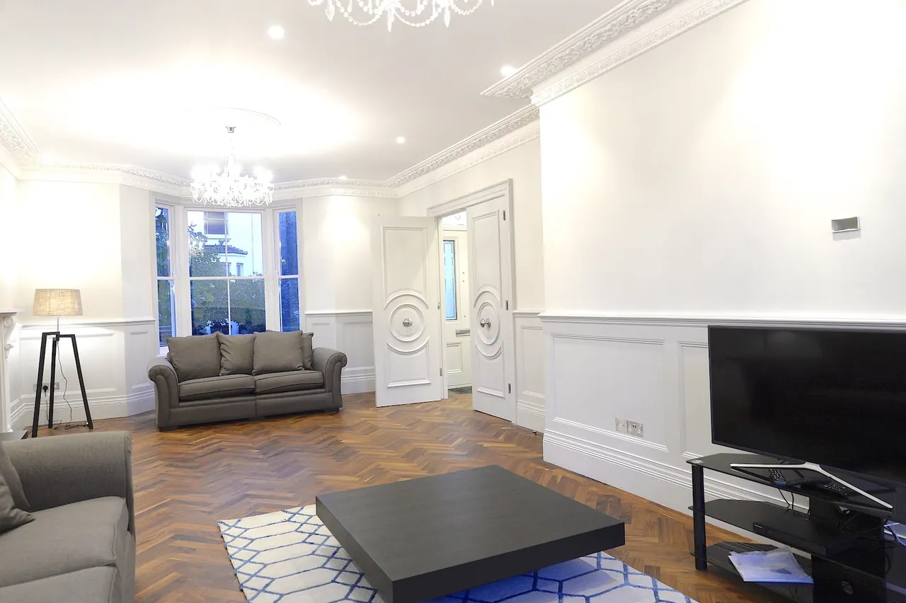 Second reception room following the refurbishment