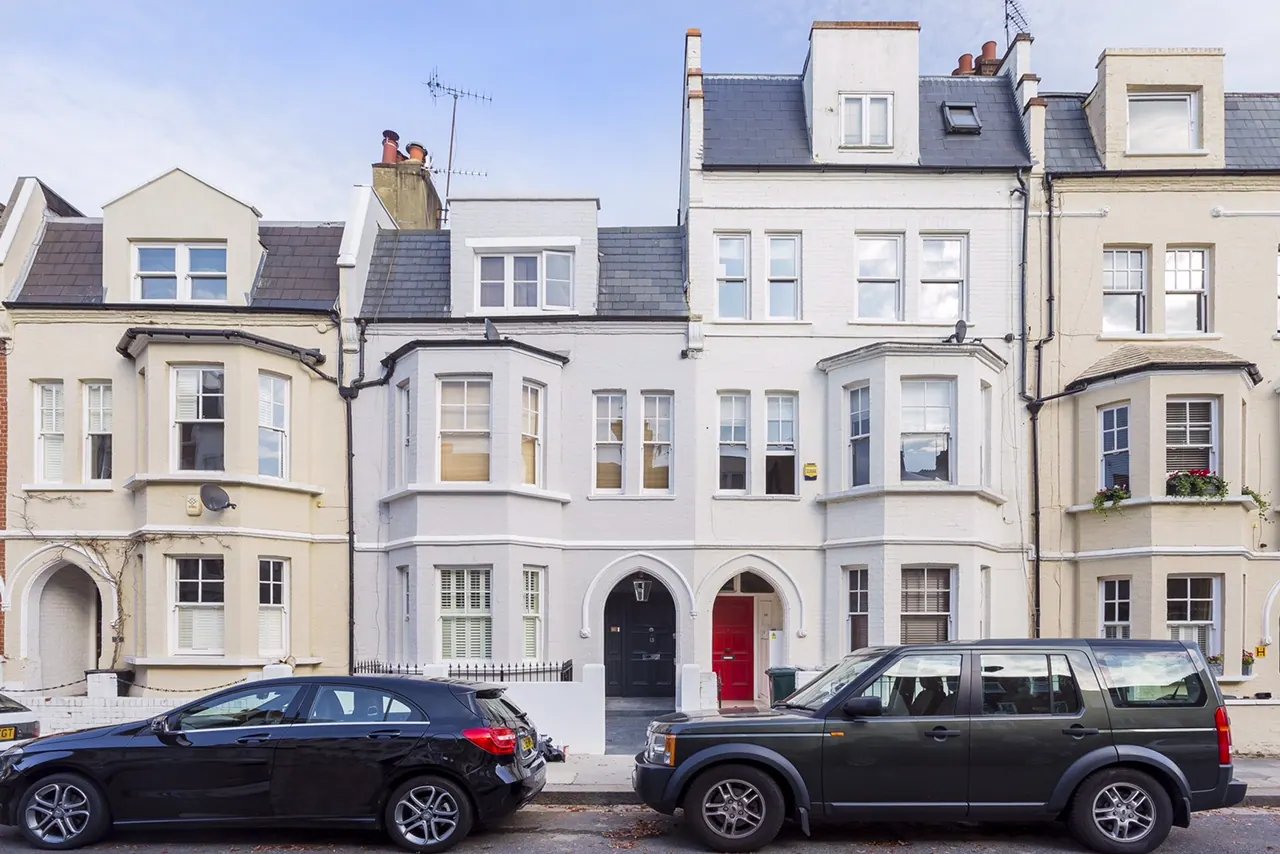 The street elevation, unchanged