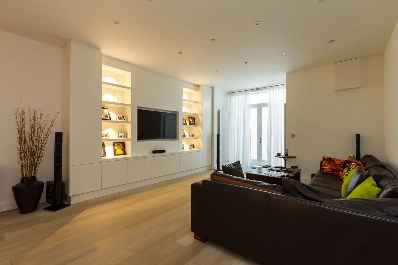 Media wall and bespoke joinery